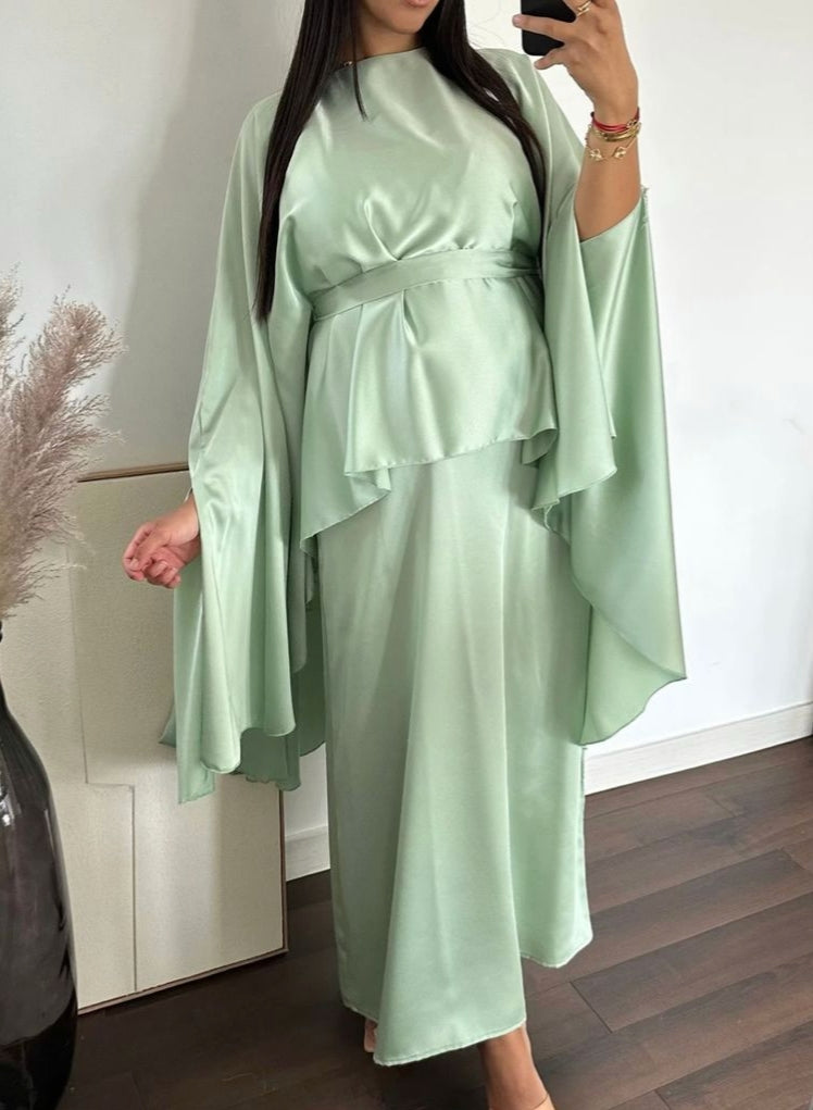 Ensemble Jupe & Haut Satin