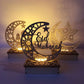 Title: Décoration en Bois EID Mubarak avec Bougie LED en Forme de Lune - Décoration Ramadan pour la Maison - Décoration de Fête Islamique Musulmane Kareem Eid Al Adha