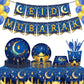 Kit de Décoration Eid Mubarak 2023 : Ballons à Confettis et Bannières pour Ramadan Kareem