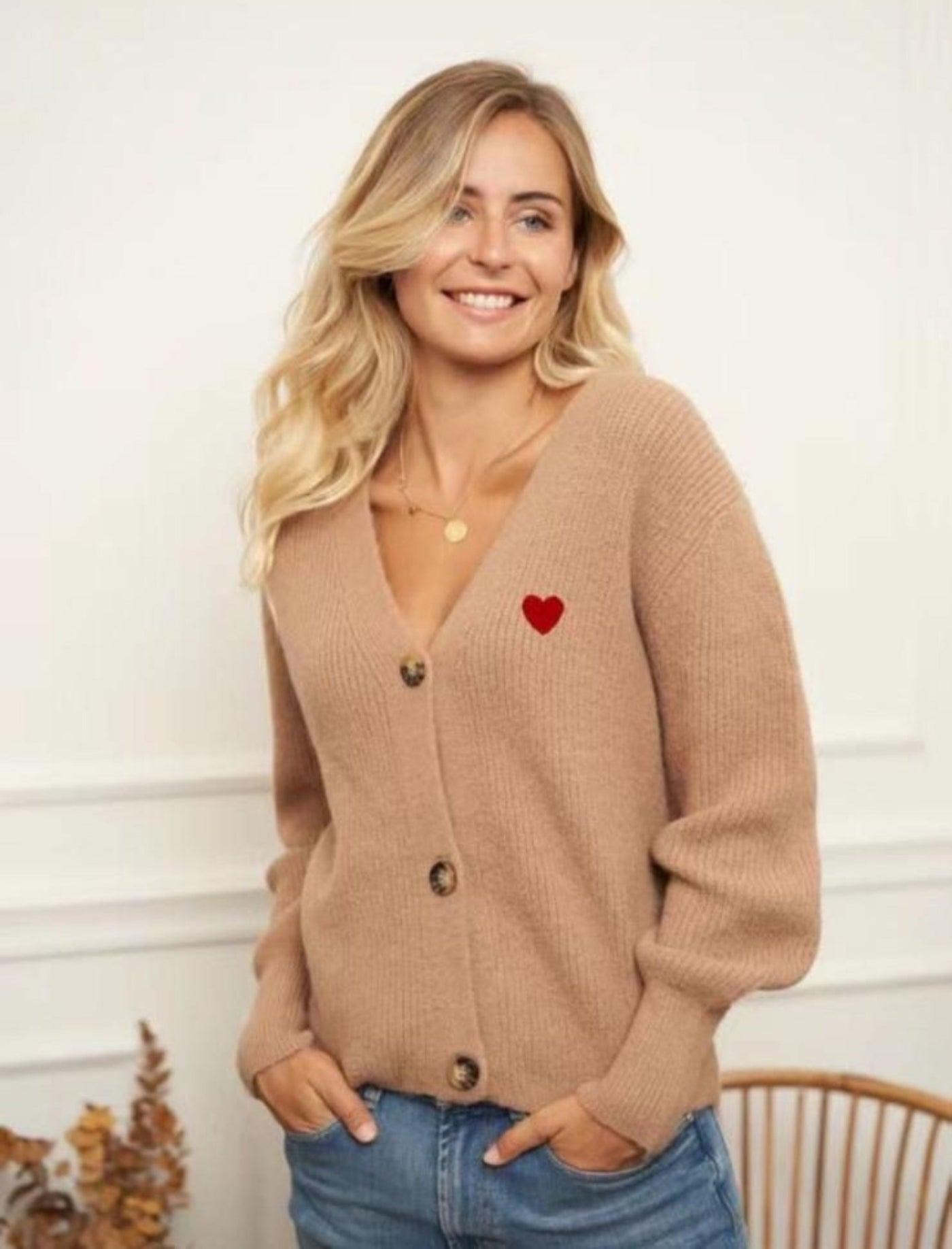 Veste à bouton